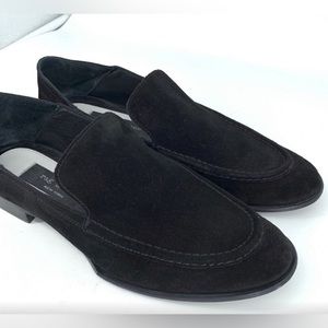 Rag & Bone Women Slip On Loafers Mules Black Suede